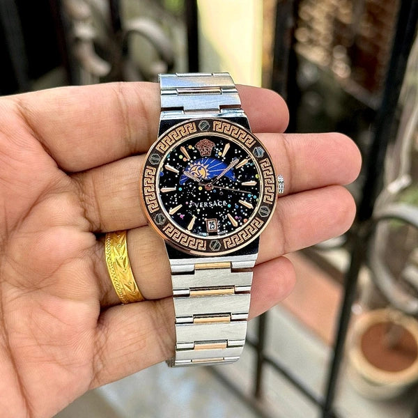 Analog Sun-Moon Working Ladies whatch