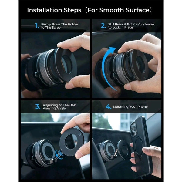 K007 Smart Vacuum Suction Phone Stand