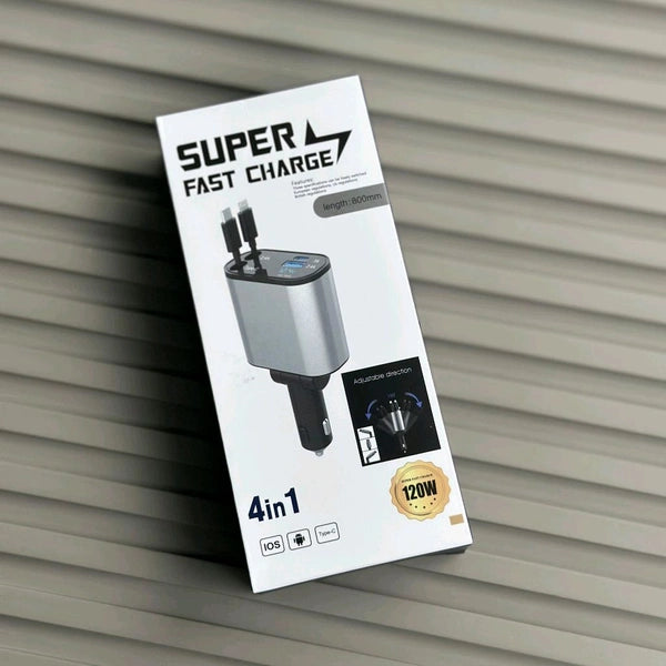 4 in 1 Car Charger 120W