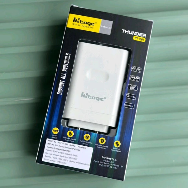 Hitage Thunder 100W Super Fast Charger