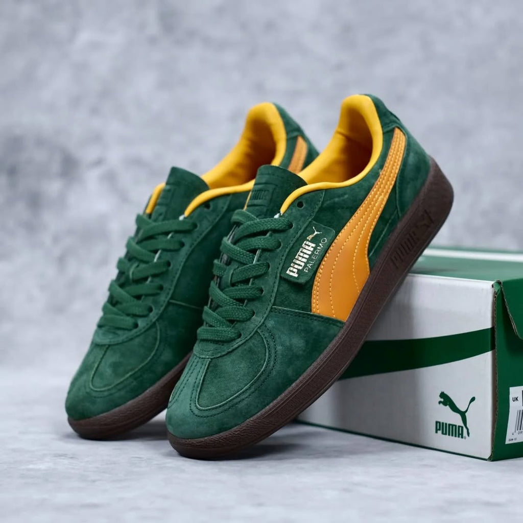 Puma Palermo Green Yellow