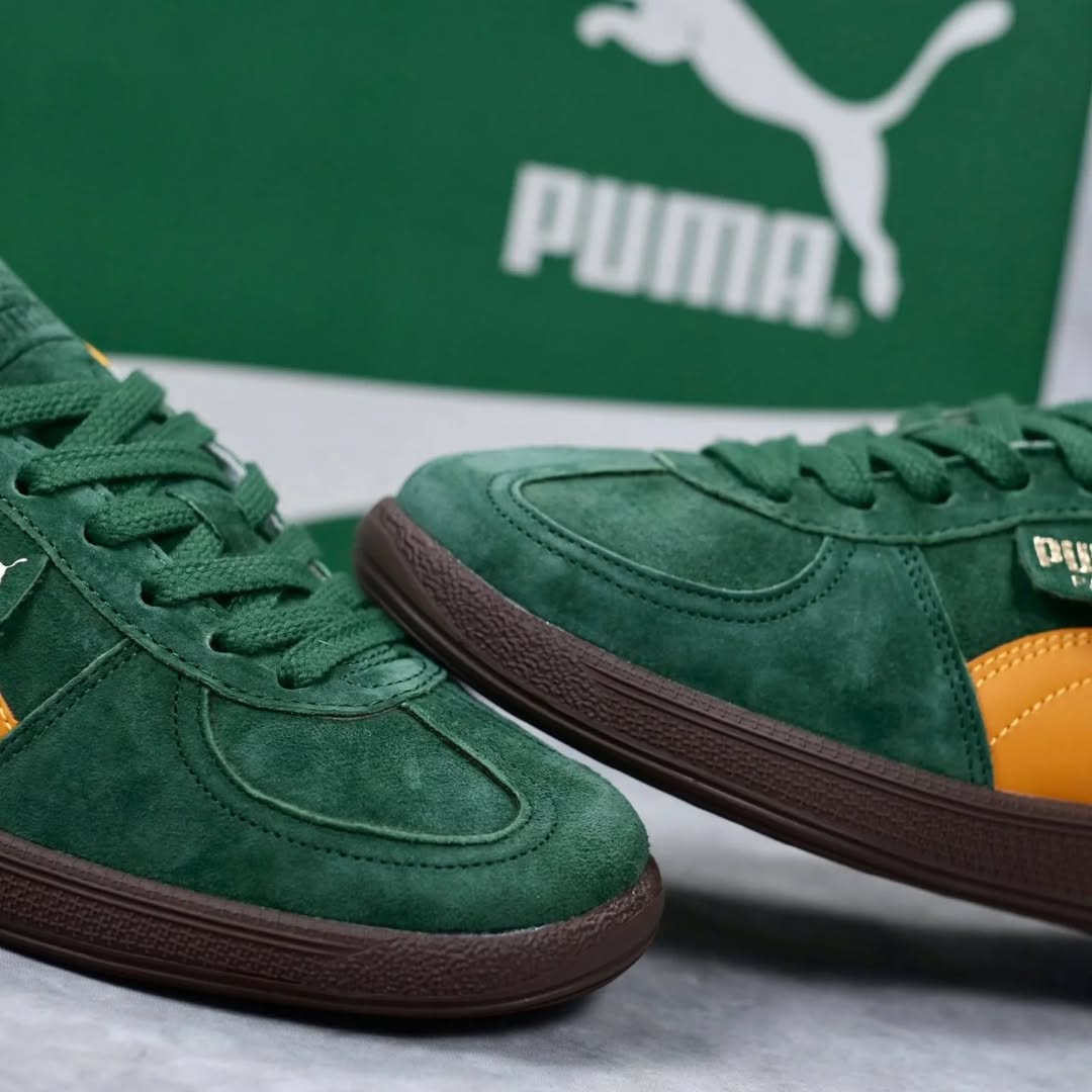 Puma Palermo Green Yellow