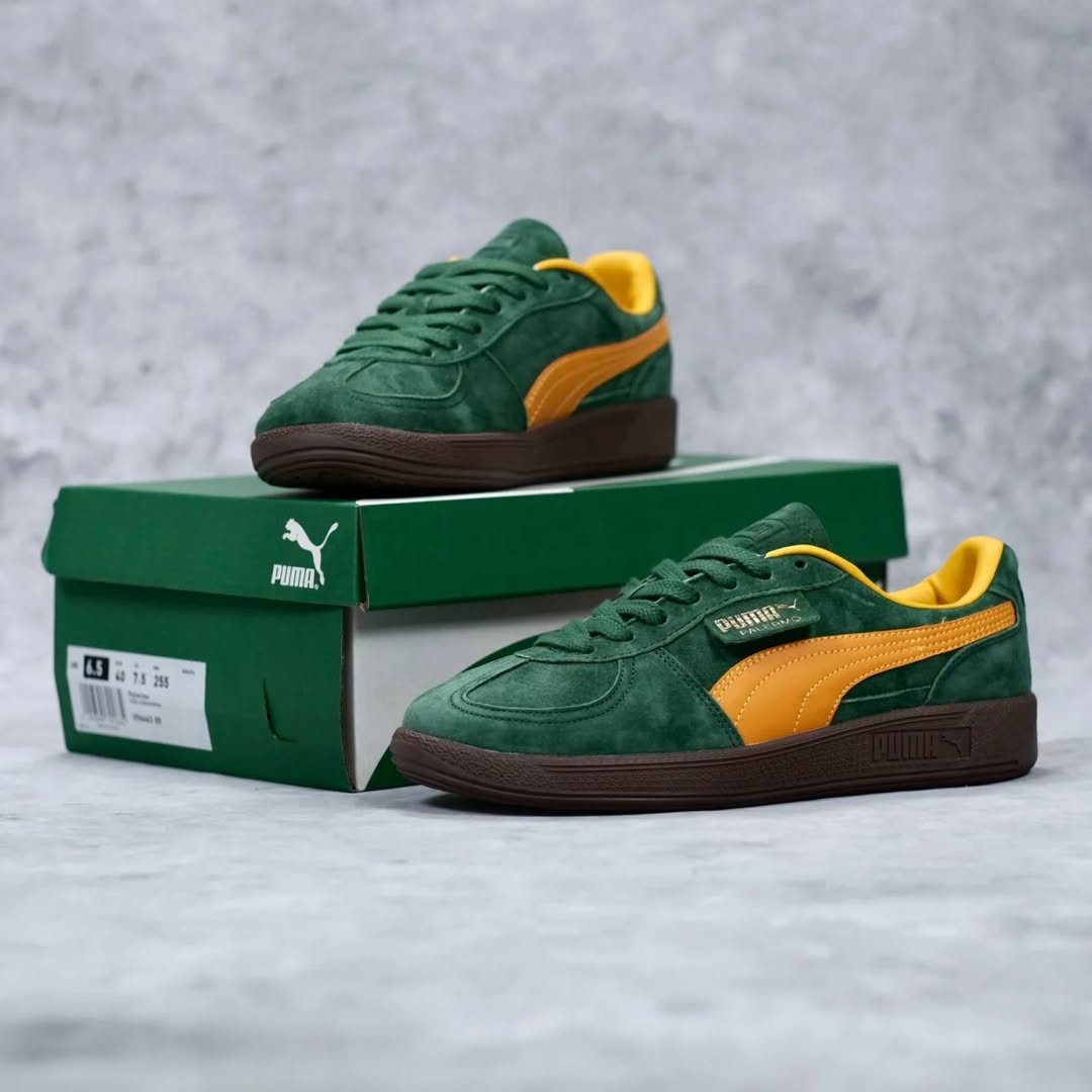Puma Palermo Green Yellow