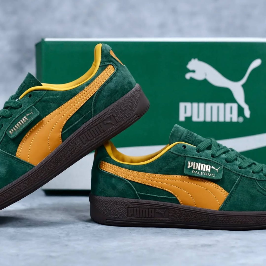 Puma Palermo Green Yellow
